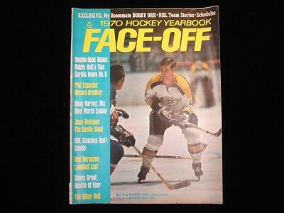 1970 Face-Off Hockey Yearbook - Bobby Orr Cover