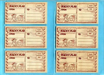 1959 Topps Wacky Plaks Starter Set Lot of 43 Different Cards EX+ - Ex/Mt   