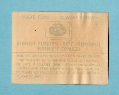 1961 Fleer Team Logo Decal Chicago Cubs Baseball Card VG 