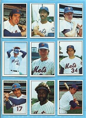 1975 SSPC New York Mets Complete Team Set of 22 Baseball Cards NM   