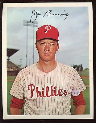 1967 Dexter Press Baseball Premium Photo Jim Bunning EXMT/NRMT