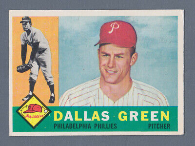 1960 Topps #366 Dallas Green Phila Phillies Rookie Baseball Card EX+ ap tcrc