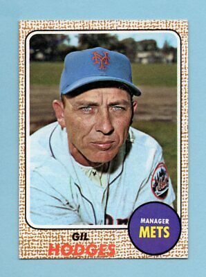 1968 Topps #27 Gil Hodges New York Mets Baseball Card NM  