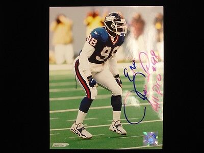 Jessie Armstead #98 New York Giants Autographed 8" x 10" Photograph