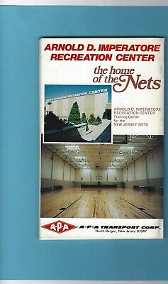 1980-81 New Jersey Nets NBA Media Guide & Yearbook 