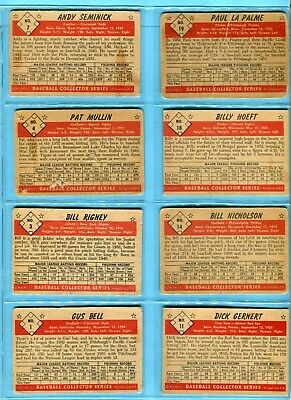 1953 Bowman Black & White Starter Set Lot of 28 Diff Baseball Cards Low Grade  