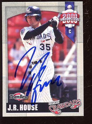 2000 Rookies Baseball Card #235 JR House Autographed NRMT