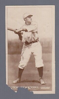 1914 Fatima (T222) Art Fletcher New York Giants Baseball Card Low Grade