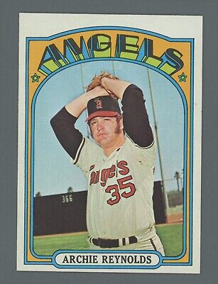 1972 Topps #672 Archie Reynolds Calif Angels High Number Baseball Card NM o/c