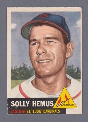 1953 Topps #231 Solly Hemus St. Louis Cardinals High Number Baseball Card EX+