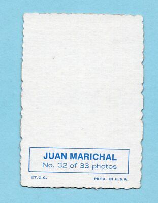 1969 Topps Deckle Edge #32 Juan Marichal San Francisco Giants Baseball Card  