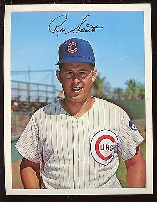 1967 Dexter Press Baseball Premium Photo Ron Santo EXMT/NRMT