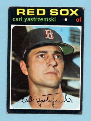 1971 Topps #530 Carl Yastrzemski Boston Red Sox Baseball Card Vg/Ex  