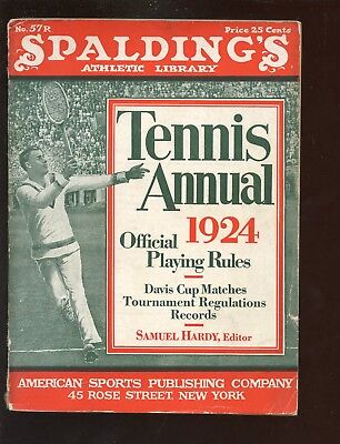 1924 Spalding Tennis Annual Guide