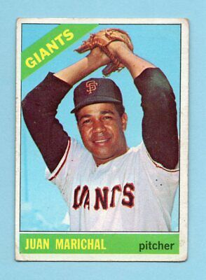 1966 Topps #420 Juan Marichal San Francisco Giants Baseball Card VG - VG+ 