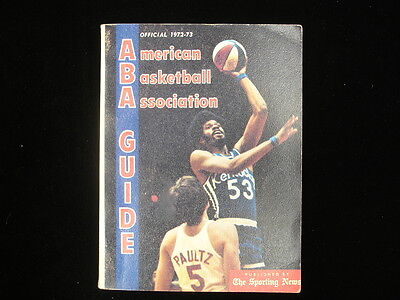 1972-73 TSN Official ABA Media Guide-Artis Gilmore Cover