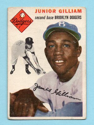 1954 Topps #35 Junior Gilliam Brooklyn Dodgers Baseball Card VG