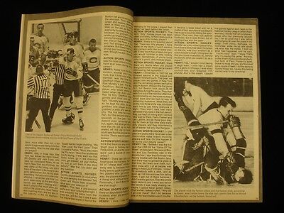 December 1973 Action Sports Hockey Magazine - New York Rangers Cover