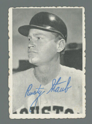 1969 Topps Deckle Edge #22 Rusty Staub Houston Astros Baseball Card  