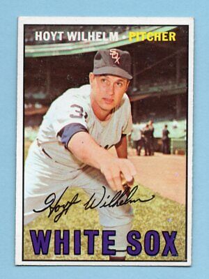 1967 Topps #422 Hoyt Wilhelm Chicago White Sox Baseball Card Ex/Mt tny wrk br   