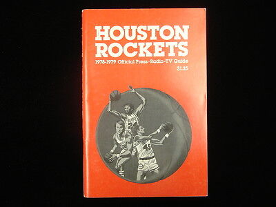 1978-79 Houston Rockets Media Guide