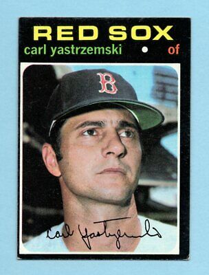 1971 Topps #530 Carl Yastrzemski Boston Red Sox Baseball Card EX+ o/c