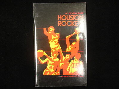 1971-72 Houston Rockets Basketball Media Guide