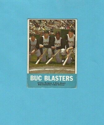 1963 Topps #18 Buc Blasters Pittsburgh Pirates Baseball Card  