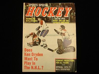 December 1971 Sports Special Hockey Magazine