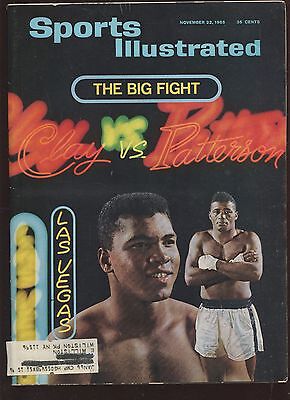 November 22 1965 Sports Illustrated Magazine Cassius Clay vs Patterson EX