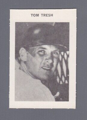 1969 Milton Bradley Tom Tresh New York Yankees Baseball Card NM   