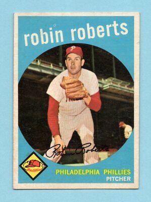 1959 Topps #352 Robin Roberts Philadelphia Phillies Baseball Card Ex/Mt mk rsb