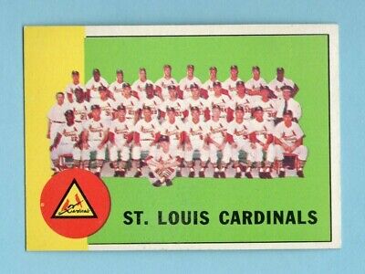 1963 Topps #524 St. Louis Cardinals Team High Number Baseball Card NM    