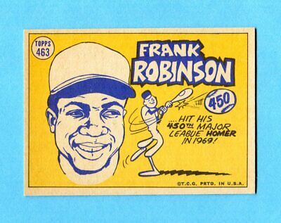 1970 Topps #463 Frank Robinson All-Star Baltimore Orioles Baseball Card NM  