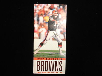 1989 Cleveland Browns NFL Media Guide