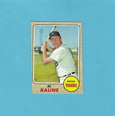 1968 Topps #240 Al Kaline Detroit Tigers Baseball Card Ex app. (diamond shape)