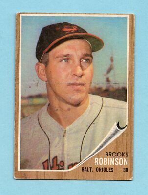 1962 Topps #45 Brooks Robinson Baltimore Orioles Baseball Card EX prt ln