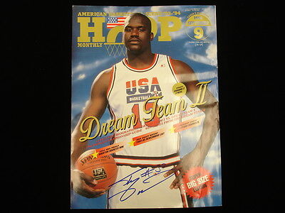 Shaquille O’Neal Autographed September 1994 Hoop Monthly Japanese Magazine