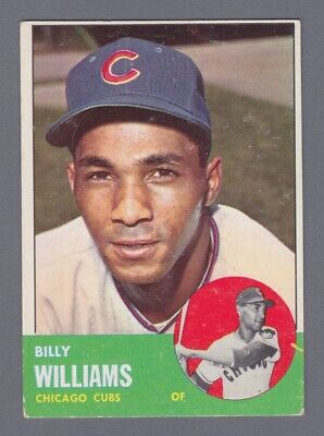 1963 Topps #353 Billy Williams Chicago Cubs Baseball Card EX 