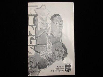 1976-77 Kansas City Kings Basketball Media Guide