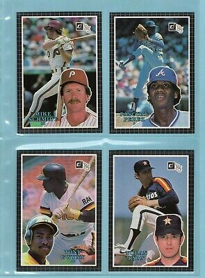 1985 Donruss Action All-Stars Complete Set of 60 Baseball Cards NM