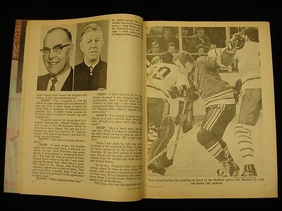 February 1972 Hockey World Magazine - Rick Martin Bruins Cover