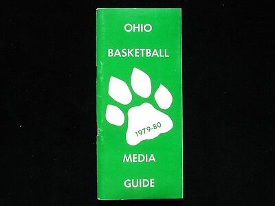 1979-80 Ohio University Basketball Media Guide - EX