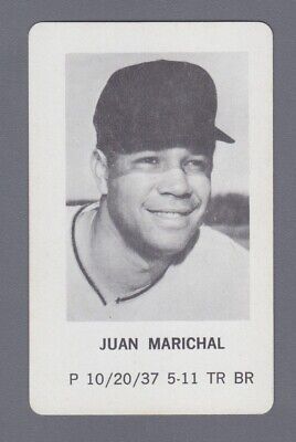 1970 Milton Bradley Juan Marichal San Francisco Giants Baseball Card NM 