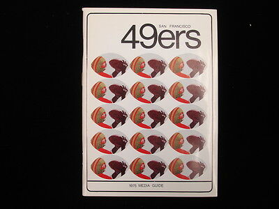 1975 San Francisco 49ers NFL Media Guide