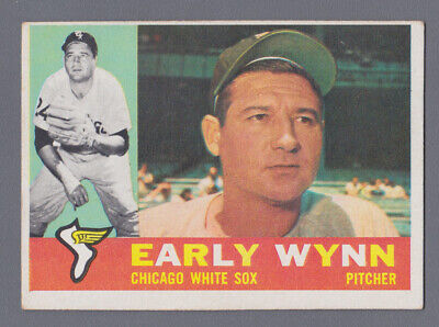 1960 Topps #1 Early Wynn Chicago White Sox Baseball Card EX   