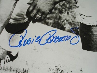 Rosie Brown Autographed 8" x 10" Black & White Photograph - B&E Hologram