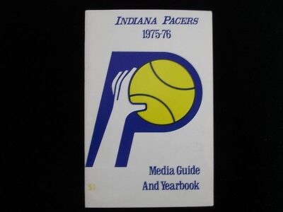 1975-76 Indiana Pacers Basketball Media Guide