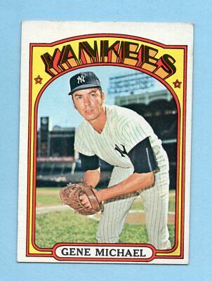 1972 Topps #713 Gene Michael New York Yankees High Number Baseball Card EX