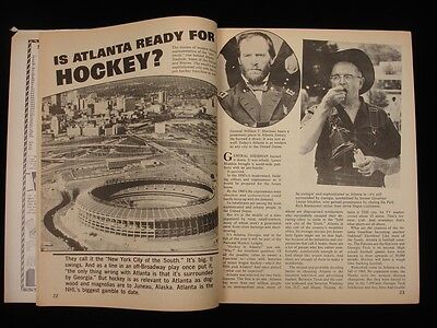 December/March 1972 Sports Review Hockey Magazine - Magnuson & Dryden Cover